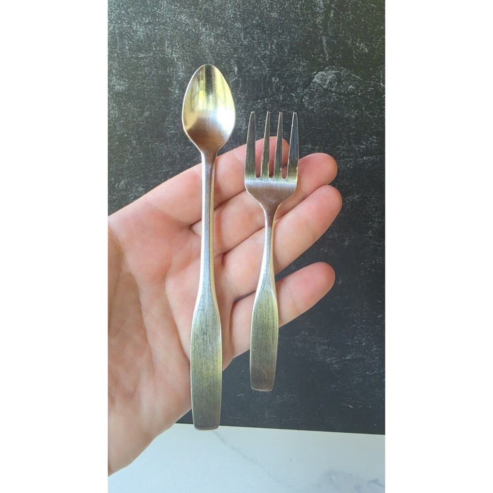 Leonard Stainless Steel Korea Children's Fork And Spoon